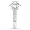 Thumbnail Image 3 of Previously Owned Neil Lane Diamond Engagement Ring 1-3/4 ct tw Oval & Round-cut 14K White Gold - Size 5