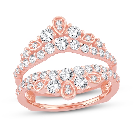 Previously Owned Diamond Enhancer Ring 1-1/4 ct tw Round-cut 14K Rose Gold Size 9