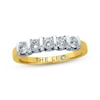 Thumbnail Image 1 of Previously Owned THE LEO Diamond Artisan Anniversary Band 5/8 ct tw Round-cut 14K Two-Tone Gold - Size 3.75