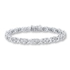 Thumbnail Image 1 of Previously Owned Diamond Bracelet 3 ct tw Round-cut 10K White Gold