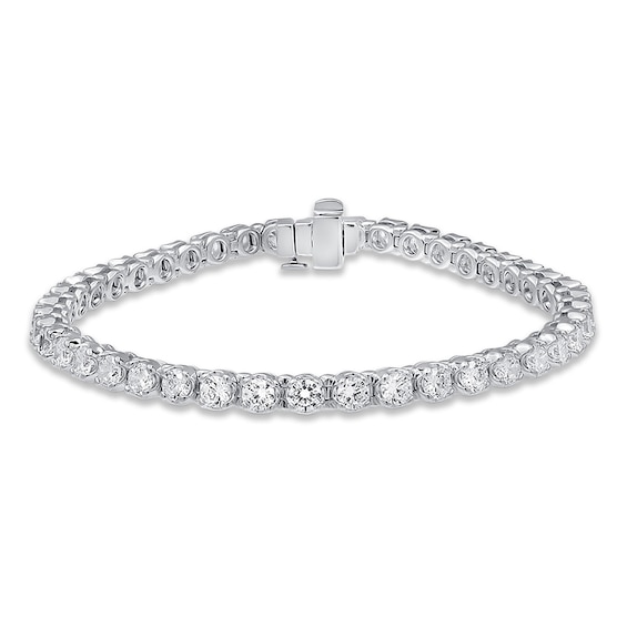 Previously Owned Diamond Tennis Bracelet 6 ct tw 10K White Gold 7"
