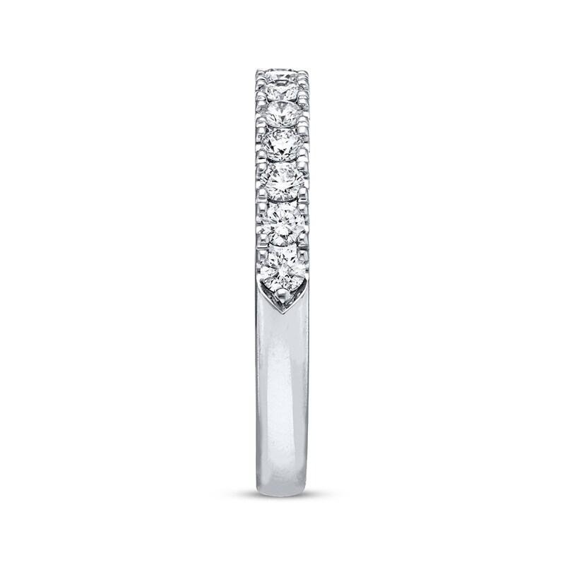 Main Image 3 of Previously Owned Neil Lane Diamond Wedding Band 1/2 ct tw Round-cut 14K White Gold