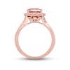 Previously Owned Neil Lane Morganite & Diamond Engagement Ring 7/8 ct tw Round-cut 14K Rose Gold
