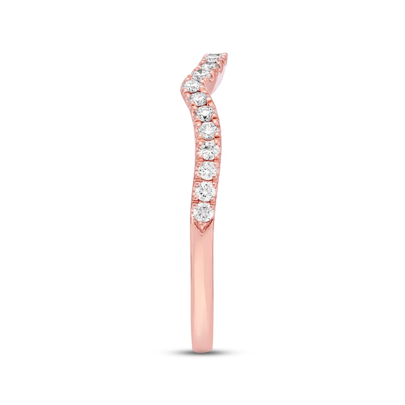 Main Image 3 of Previously Owned Neil Lane Diamond Wedding Band 1/4 ct tw Round-cut14K Rose Gold
