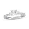 Thumbnail Image 0 of Previously Owned Neil Lane Bridal Diamond Engagement Ring 1 ct tw Princess & Round-cut 14K White Gold