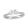 Thumbnail Image 1 of Previously Owned Neil Lane Bridal Diamond Engagement Ring 1 ct tw Princess & Round-cut 14K White Gold