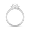 Thumbnail Image 2 of Previously Owned Neil Lane Bridal Diamond Engagement Ring 1 ct tw Princess & Round-cut 14K White Gold