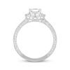 Thumbnail Image 3 of Previously Owned Neil Lane Bridal Diamond Engagement Ring 1 ct tw Princess & Round-cut 14K White Gold