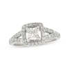 Thumbnail Image 1 of Previously Owned Diamond Engagement Ring 1-1/8 ct tw Princess 14K White Gold