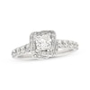 Thumbnail Image 1 of Previously Owned Diamond Engagement Ring 1 ct tw Princess & Round-cut 14K White Gold