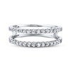 Thumbnail Image 3 of Previously Owned Diamond Enhancer Ring 1/2 ct tw Round-cut 14K White Gold