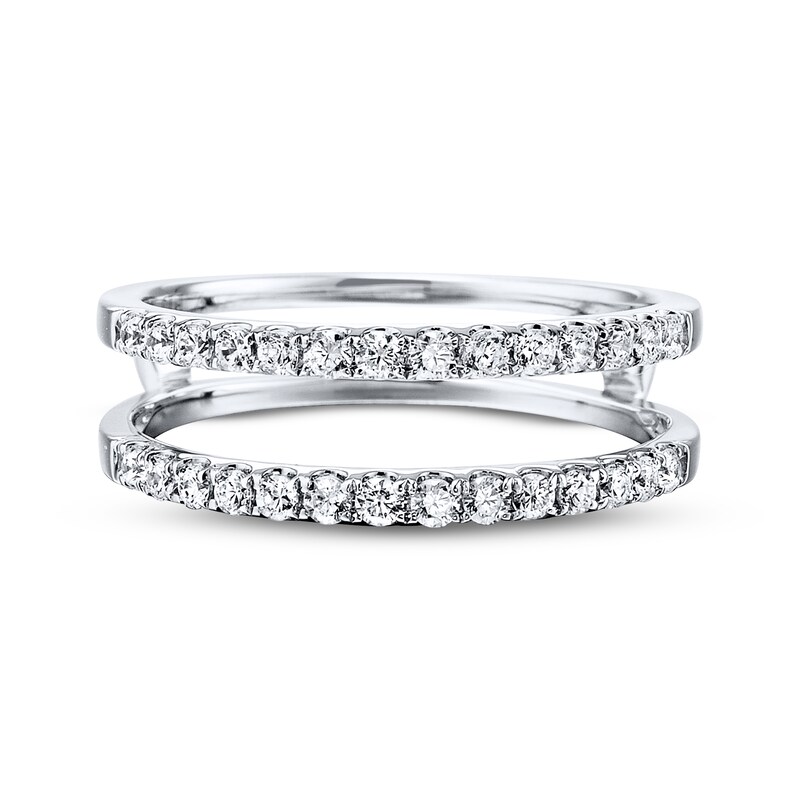 Main Image 3 of Previously Owned Diamond Enhancer Ring 1/2 ct tw Round-cut 14K White Gold