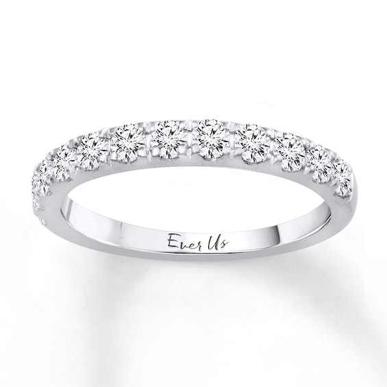 Previously Owned Ever Us Band 3/4 ct tw Round-cut Diamonds 14K White Gold