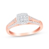 Thumbnail Image 1 of Previously Owned Diamond Ring 1/3 ct tw Princess-cut 10K Rose Gold