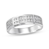 Thumbnail Image 1 of Previously Owned Men's Diamond Band 1/2 ct tw Round-cut 10K White Gold