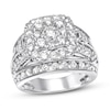 Thumbnail Image 1 of Previously Owned Diamond Engagement Ring 3-1/4 ct tw Round-cut 14K White Gold