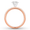 Thumbnail Image 1 of Previously Owned Diamond Engagement Ring 3/4 ct tw Round-cut 14K Rose Gold