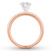 Thumbnail Image 1 of Previously Owned Diamond Engagement Ring 3/4 ct tw Round-cut 14K Rose Gold