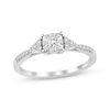 Thumbnail Image 1 of Previously Owned Diamond Engagement Ring 1/4 ct tw Round-cut 10K White Gold
