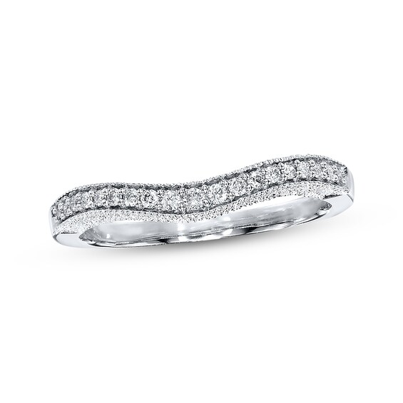 Previously Owned Diamond Enhancer Ring 1/6 ct tw Round-cut 10K White Gold
