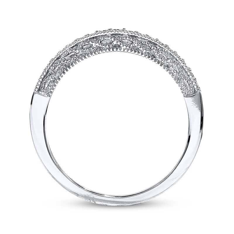 Main Image 3 of Previously Owned Diamond Enhancer Ring 1/6 ct tw Round-cut 10K White Gold