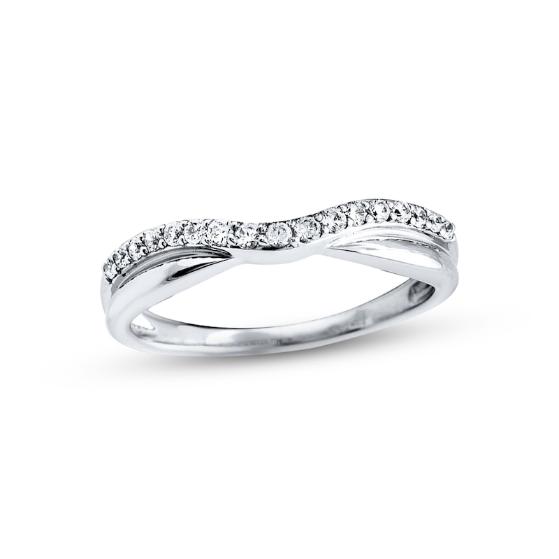 Main Image 1 of Previously Owned  Diamond Wedding Band 1/4 ct tw 14K White Gold