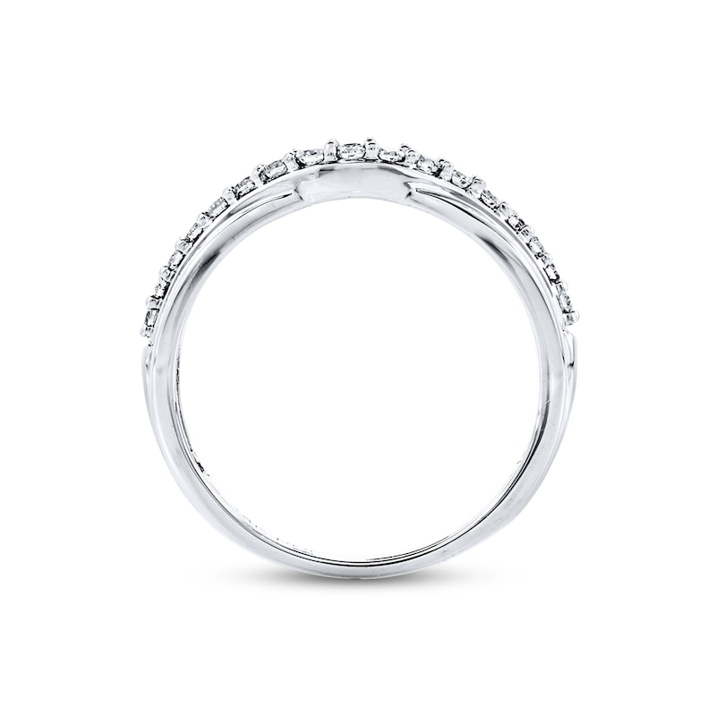 Main Image 3 of Previously Owned  Diamond Wedding Band 1/4 ct tw 14K White Gold