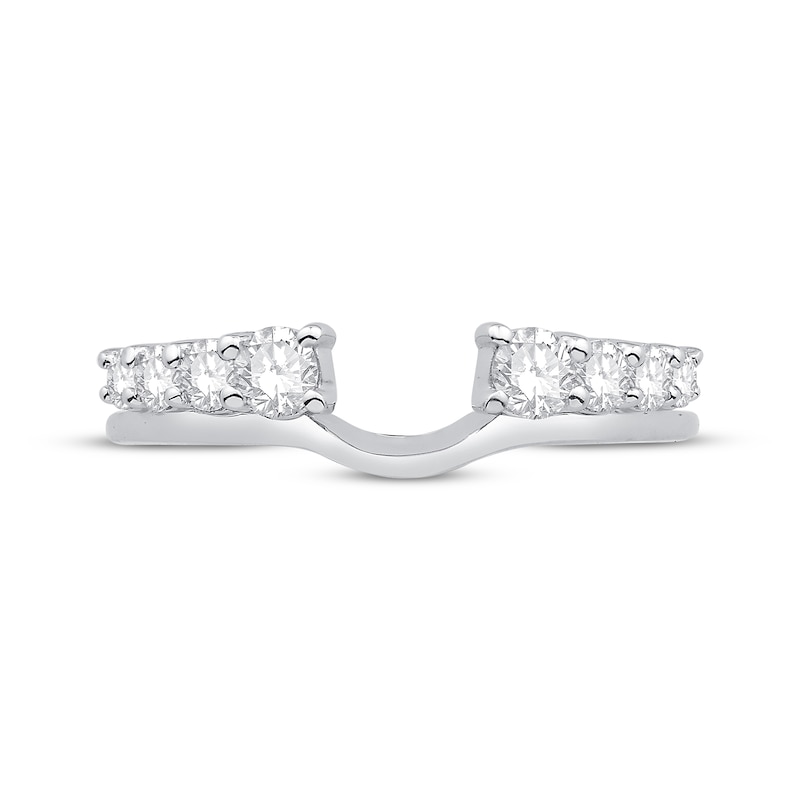 Main Image 3 of Previously Owned Diamond Enhancer Ring 1/2 ct tw Round-cut 14K White Gold