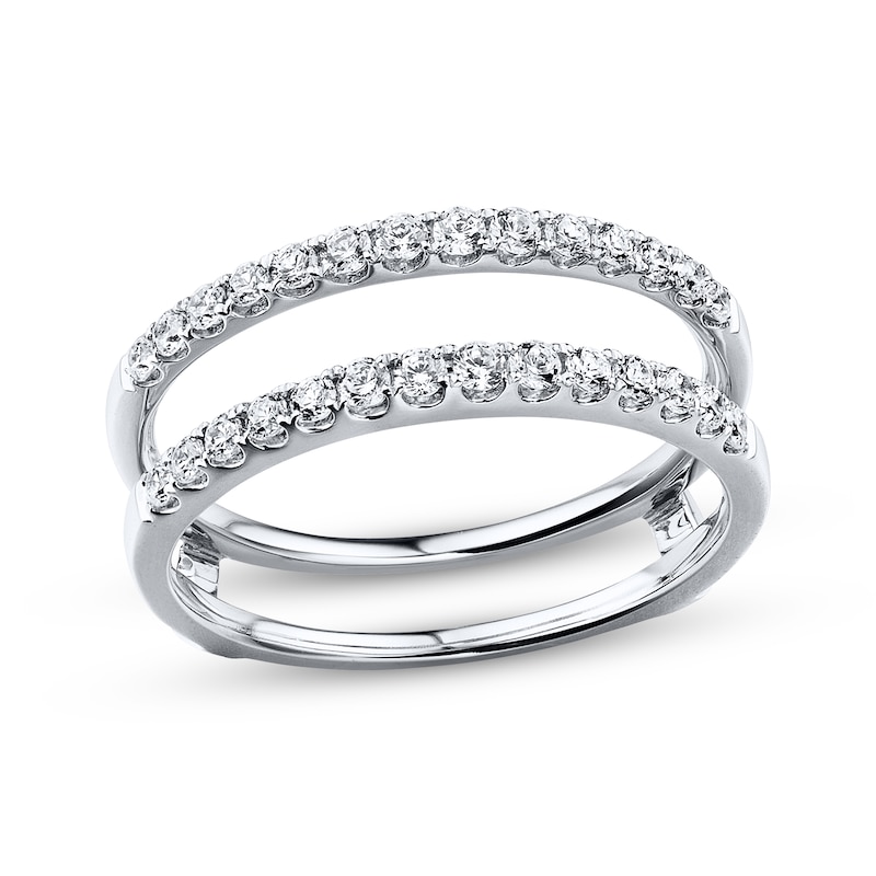 Main Image 1 of Previously Owned Diamond Enhancer Ring 1/2 ct tw Round-cut 14K White Gold