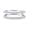 Thumbnail Image 4 of Previously Owned Diamond Enhancer Ring 1/2 ct tw Round-cut 14K White Gold
