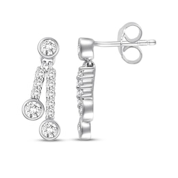 Previously Owned Ever Us Diamond Earrings 5/8 ct tw Round-cut 14K White Gold