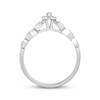 Thumbnail Image 3 of Previously Owned Diamond Engagement Ring 1/3 ct tw Marquise/Round 10K White Gold
