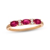 Thumbnail Image 1 of Previously Owned Le Vian Ruby & 1/20 ct tw Round-cut Diamond Ring 14K Strawberry Gold