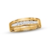 Thumbnail Image 1 of Previously Owned Men's Diamond Wedding Band 1/4 ct tw 10K Yellow Gold