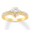 Thumbnail Image 0 of Previously Owned Diamond Engagement Ring 3/4 ct tw Round-cut 14K Yellow Gold