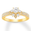 Thumbnail Image 0 of Previously Owned Diamond Engagement Ring 3/4 ct tw Round-cut 14K Yellow Gold