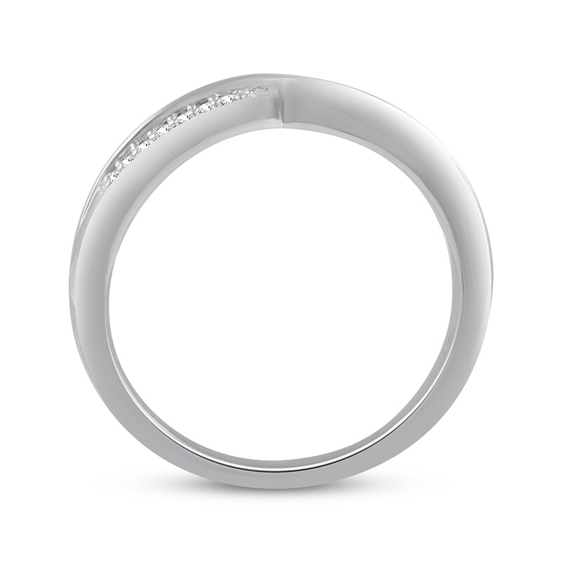 Previously Owned Diamond Anniversary Band 1/15 ct tw Round-cut 10K White Gold