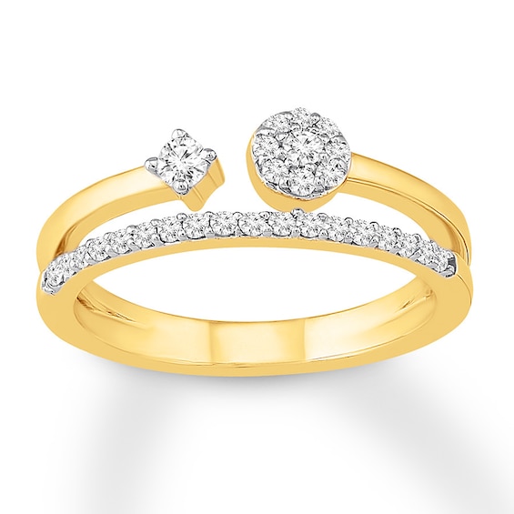 Previously Owned Diamond Ring 1/4 ct tw Round-cut 10K Yellow Gold