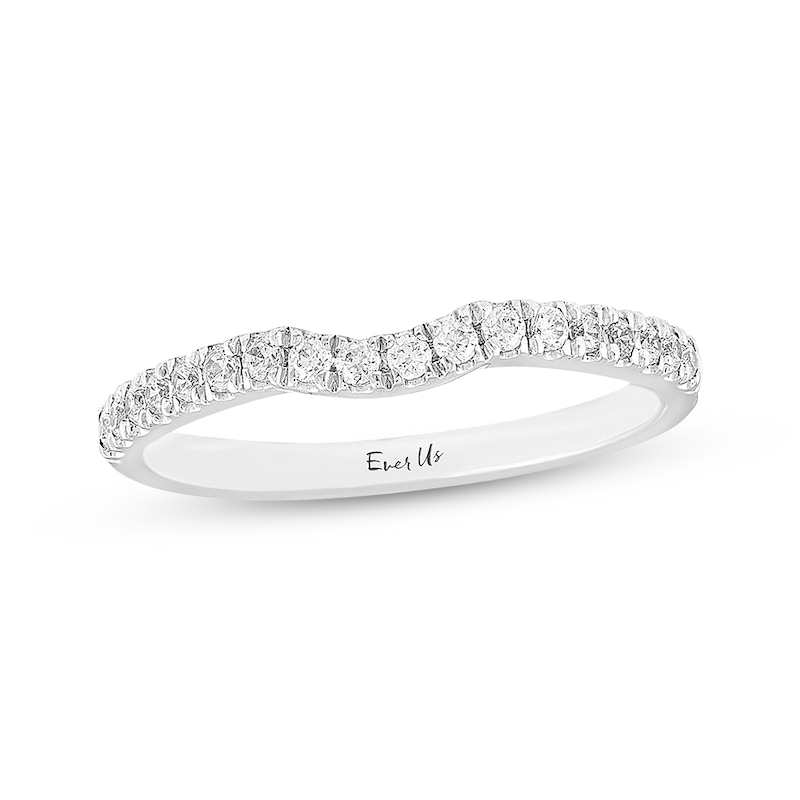 Previously Owned Ever Us Diamond Wedding Band 1/4 ct tw Round-cut 14K White Gold