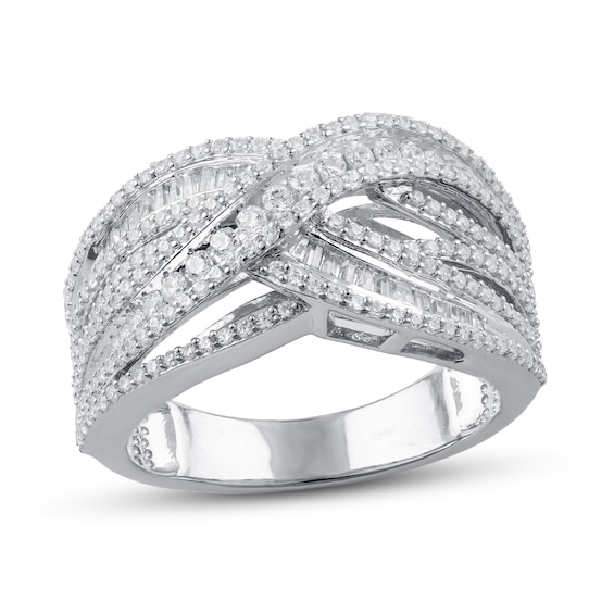Previously Owned Diamond Ring 1 ct tw Sterling Silver