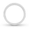 Thumbnail Image 2 of Previously Owned THE LEO Diamond Wedding Band 1/5 ct tw Round-cut 14K White Gold