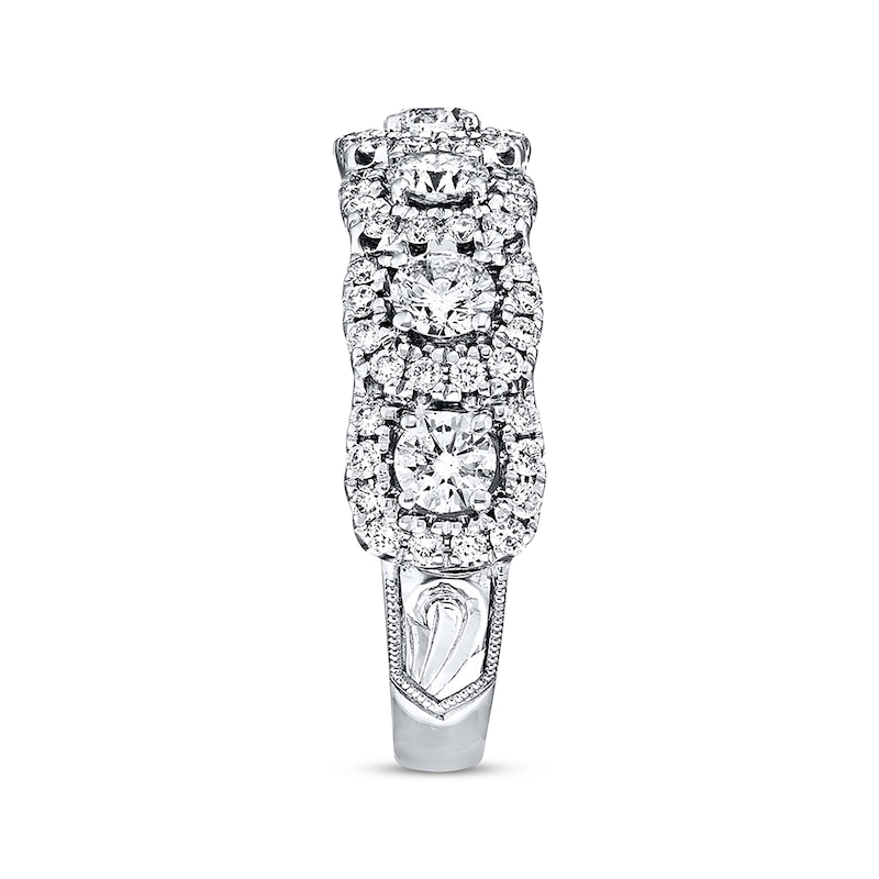Main Image 2 of Previously Owned Neil Lane Anniversary Band 1-3/4 ct tw Round-Cut Diamonds 14K White Gold - Size 4.75