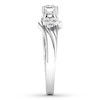 Thumbnail Image 3 of Previously Owned Three-Stone Diamond Ring 3/4 ct tw 14K White Gold