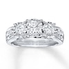 Thumbnail Image 0 of Previously Owned Three-Stone Ring 1-3/4 ct tw Round-cut Diamonds 14K White Gold