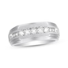 Thumbnail Image 0 of Previously Owned Men's Diamond Wedding Band 1/2 Carat tw 10K White Gold