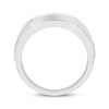 Thumbnail Image 1 of Previously Owned Men's Diamond Wedding Band 1/2 Carat tw 10K White Gold