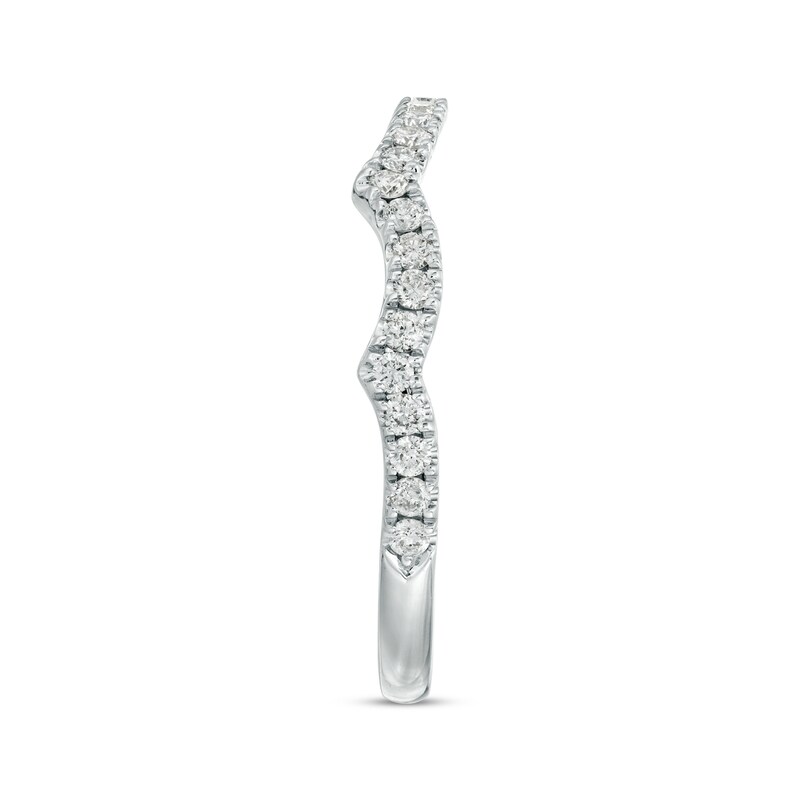 Main Image 3 of Previously Owned Neil Lane Diamond Wedding Band 1/3 ct tw Round-cut 14K White Gold