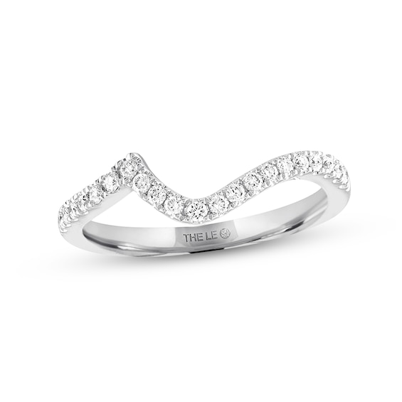 Previously Owned THE LEO Diamond Wedding Band 1/5 ct tw Round-cut 14K White Gold