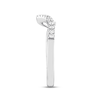 Thumbnail Image 3 of Previously Owned THE LEO Diamond Wedding Band 1/5 ct tw Round-cut 14K White Gold