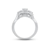 Thumbnail Image 3 of Previously Owned  Neil Lane Engagement Ring 1-1/2 ct tw Emerald & Round-cut Diamonds 14K White Gold